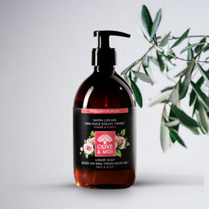 Savon Liquide Évocation Rose 100% Huile Olive BIO 500ml