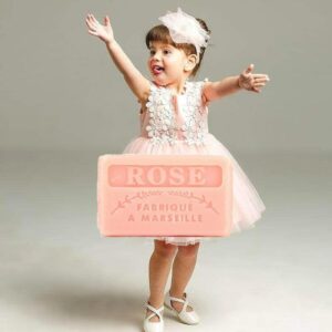 Petite Savonnette Marseillaise 60gr Rose