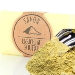 Savon enrichi au soufre 100gr