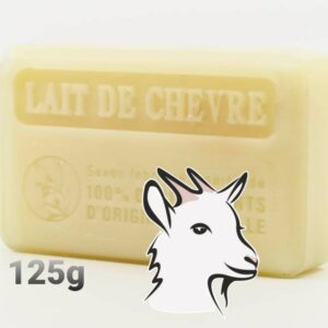 Savon au lait de chèvre 100% Nature 125gr