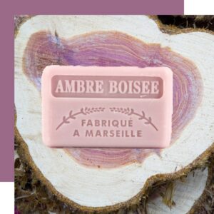Savonnette Marseillaise 125gr Ambre Boisée