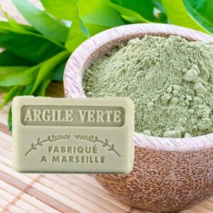 Savonnette Marseillaise 125gr Argile Verte