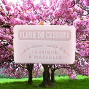 Savonnette Marseillaise 125gr Fleur de Cerisier