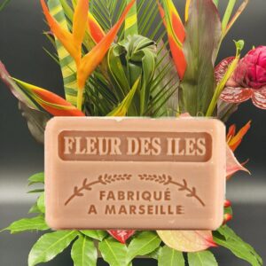 Savonnette Marseillaise 125gr Fleur des îles