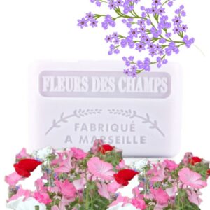 Savonnette Marseillaise 125gr Fleur des Champs
