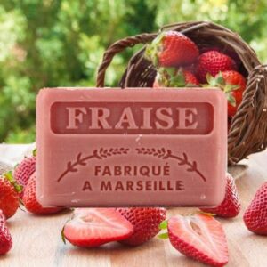 Savonnette Marseillaise 125gr Fraise