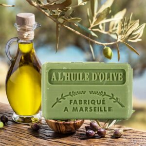 Savonnette Marseillaise 125gr Huile d'Olive