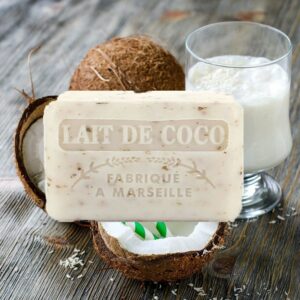 Savonnette Marseillaise 125gr Lait de Coco