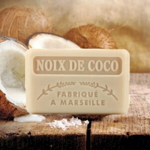 Savonnette Marseillaise 125gr Noix de Coco