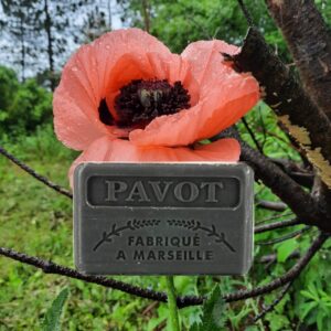 Savonnette Marseillaise 125gr Pavot