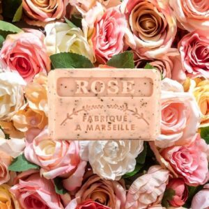 Savonnette Marseillaise 125gr Rose Exfoliante